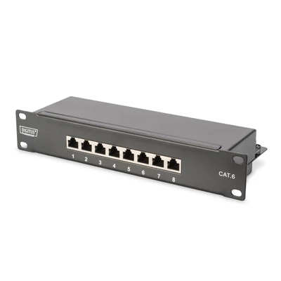 Digitus 12-port patch panel 1U fekete
