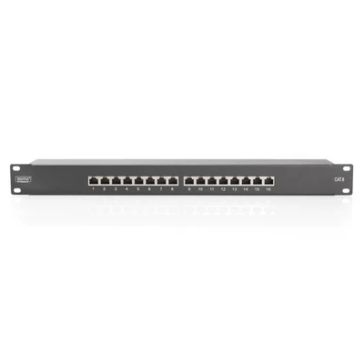Kép 2/6 - Digitus 16-port patch panel 1U fekete