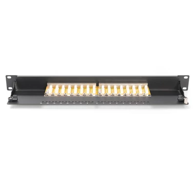 Kép 5/6 - Digitus 16-port patch panel 1U fekete