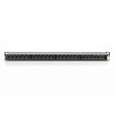 Kép 3/6 - Digitus 24-port patch panel 0,5U fekete