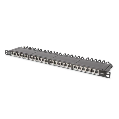 Kép 6/6 - Digitus 24-port patch panel 0,5U fekete