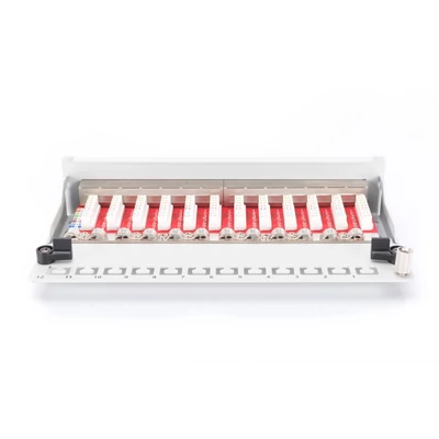Kép 5/10 - Digitus 12-port patch panel 1U szürke
