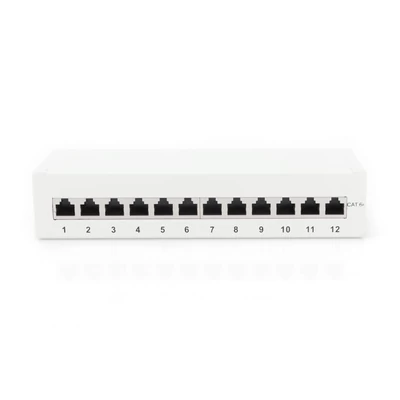 Kép 7/10 - Digitus 12-port patch panel 1U szürke
