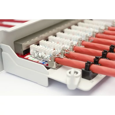 Kép 6/6 - Digitus 24-port patch panel 1U szürke