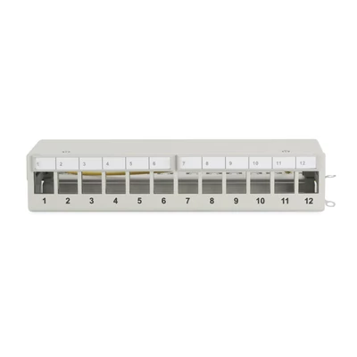 Kép 3/3 - Digitus 12-port patch panel 1U szürke