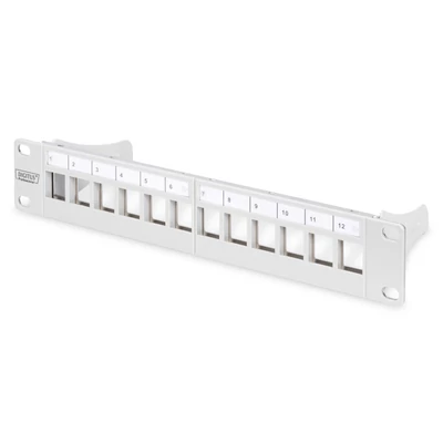 Digitus 12-port patch panel 1U szürke