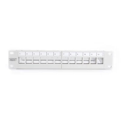 Kép 2/9 - Digitus 12-port patch panel 1U szürke