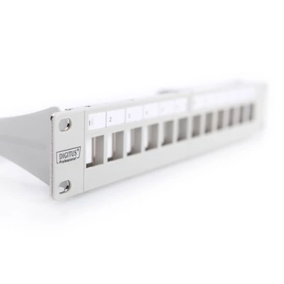 Kép 3/9 - Digitus 12-port patch panel 1U szürke