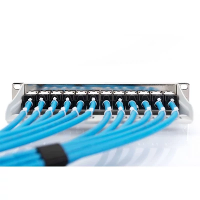 Kép 8/9 - Digitus 12-port patch panel 1U szürke