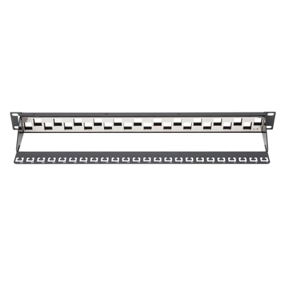 Kép 2/2 - Digitus 24-port patch panel 1U fekete