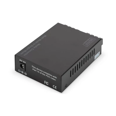 Kép 2/5 - Digitus DN-82124 hálózati média konverter 1000 Mbit/s 1310 nm single-mode, multi-mode fekete