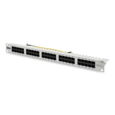 Digitus 50-port patch panel 1U szürke