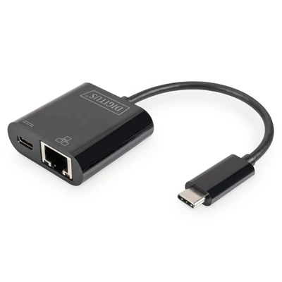 Digitus USB-Type-C Gigabit ethernet adapter + PD