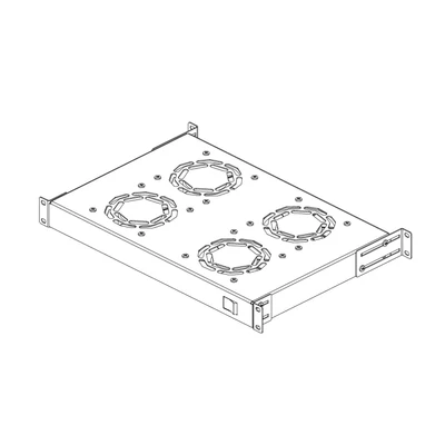 Kép 5/6 - Digitus Ventilation unit for 483 mm (19") installation