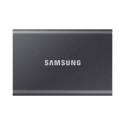 Kép 2/7 - Samsung 1TB USB3.2/USB Type-C T7 Titan Grey