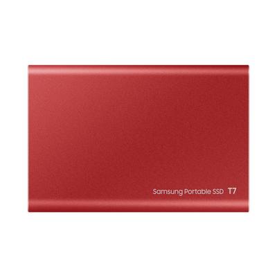 Kép 5/7 - Samsung 2TB USB3.2/USB Type-C T7 Metallic Red
