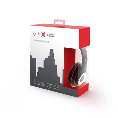 Kép 2/2 - Gembird Los Angeles 2.0 Headset Black