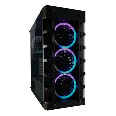 Kép 2/8 - LC Power 709B Solar System X Gaming case Window Black