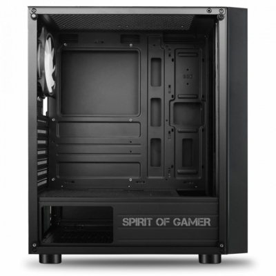 Kép 5/9 - Spirit Of Gamer Ghost 5 RGB Tempered Glass Black