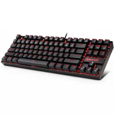 Kép 2/7 - Redragon Kumara 2 Red LED Backlight Red Mechanical Gaming Keyboard Black HU