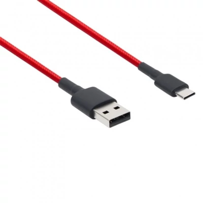 Kép 2/4 - Xiaomi Mi Braided USB Type-C Cable 1m Red