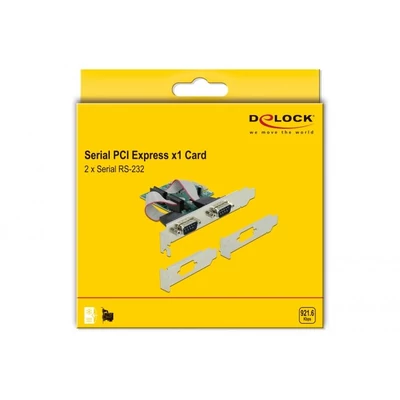Kép 5/5 - DeLock PCI Express Card to 2 x Serial RS-232