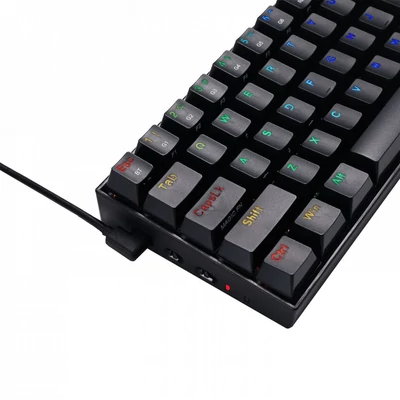 Kép 3/6 - Redragon Draconic Compact RGB Wireless Blue Mechanical Tenkeyless Designed Bluetooth Gaming Keyboard