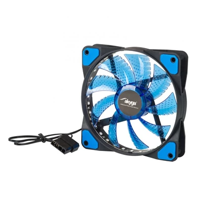 Kép 2/5 - Akyga AW-12E-BL System Fan 12cm Blue LED