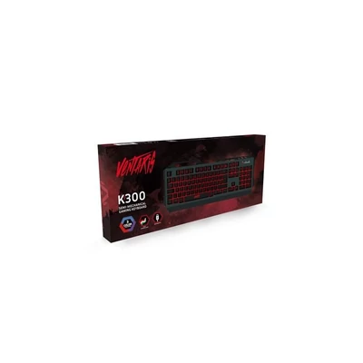 Kép 5/5 - Ventaris K300 RGB Gamer billentyűzet Black HU