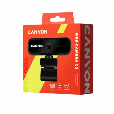 Kép 3/3 - Canyon C2 Webkamera Black