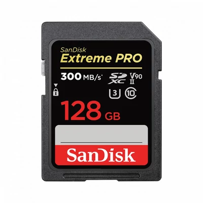 Sandisk 128GB SDXC Extreme Pro Class 10 UHS-II CL10 U3 V90