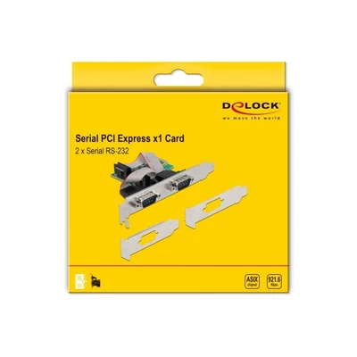 Kép 5/5 - DeLock PCI Express Card to 2x Serial RS-232