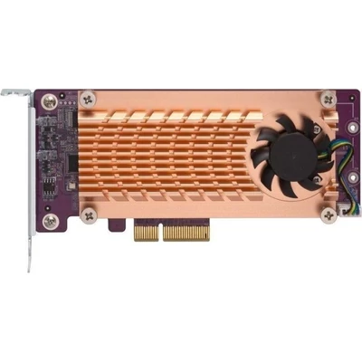 QNAP QM2-2P-244A Dual M.2 22110/2280 PCIe NVMe SSD Expansion Card