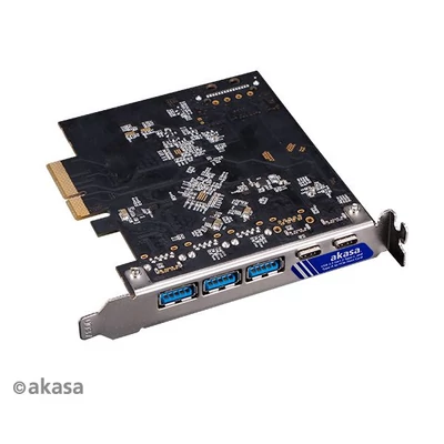 Kép 2/2 - Akasa USB 3.2 Gen 2 Type-C and Type-A to PCIe Host Card