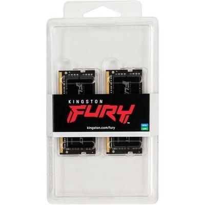 Kép 3/3 - Kingston 32GB DDR4 3200MHz Kit(2x16GB) SODIMM Fury Impact Black