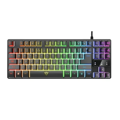 Kép 2/4 - Trust GXT 833 Thado LED Gaming Keyboard Black HU
