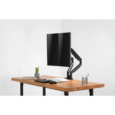 Kép 3/3 - Digitus DA-90395 Universal Dual Monitor Mount With Gas Spring And Clamp Mount Black