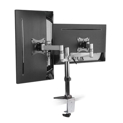 Kép 4/4 - Logilink BP0077 13"–27" Dual Monitor Mount Black