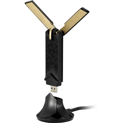 Asus USB-AX56 AX1800 USB3.0 Dual-Band Wi-Fi adapter fekete/arany