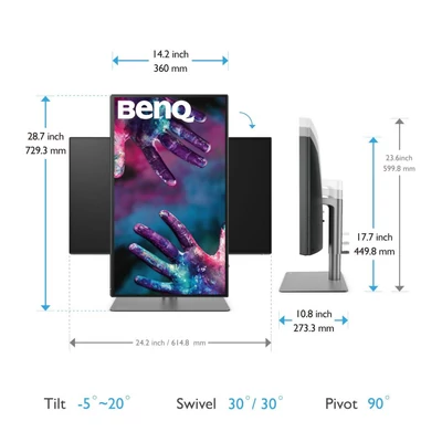 Kép 9/10 - Benq 27" PD2725U IPS LED