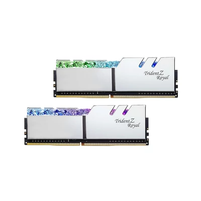 Kép 2/4 - G.SKILL 64GB DDR4 3600MHz Kit(2x32GB) Trident Z Royal Silver