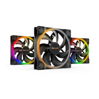 Kép 2/4 - Be quiet! LIGHT WINGS 140mm PWM Triple-Pack