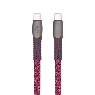 Kép 2/5 - RivaCase PS6105 RD12 Type-C / Type-C cable 1,2m Red