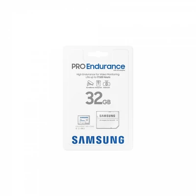 Kép 8/9 - Samsung 32GB microSDHC Class10 U1 V10 PRO Endurance + adapterrel