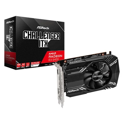 ASRock Radeon RX 6400 Challenger ITX 4GB