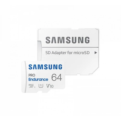 Samsung 64GB microSDXC Class10 U1 V10 PRO Endurance + adapterrel