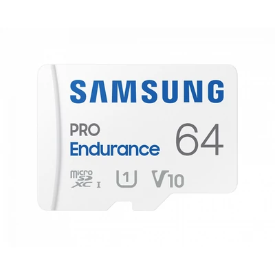 Kép 5/9 - Samsung 64GB microSDXC Class10 U1 V10 PRO Endurance + adapterrel