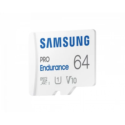 Kép 6/9 - Samsung 64GB microSDXC Class10 U1 V10 PRO Endurance + adapterrel