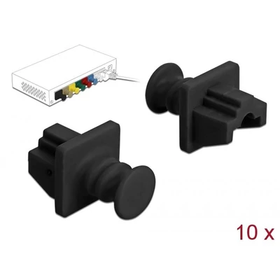 DeLock Dust Cover for RJ45 jack 10 pieces