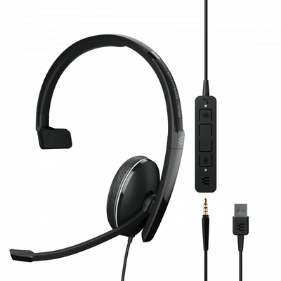 Kép 4/4 - Sennheiser / EPOS ADAPT 135T USB II Mono Teams Certified Headset Black